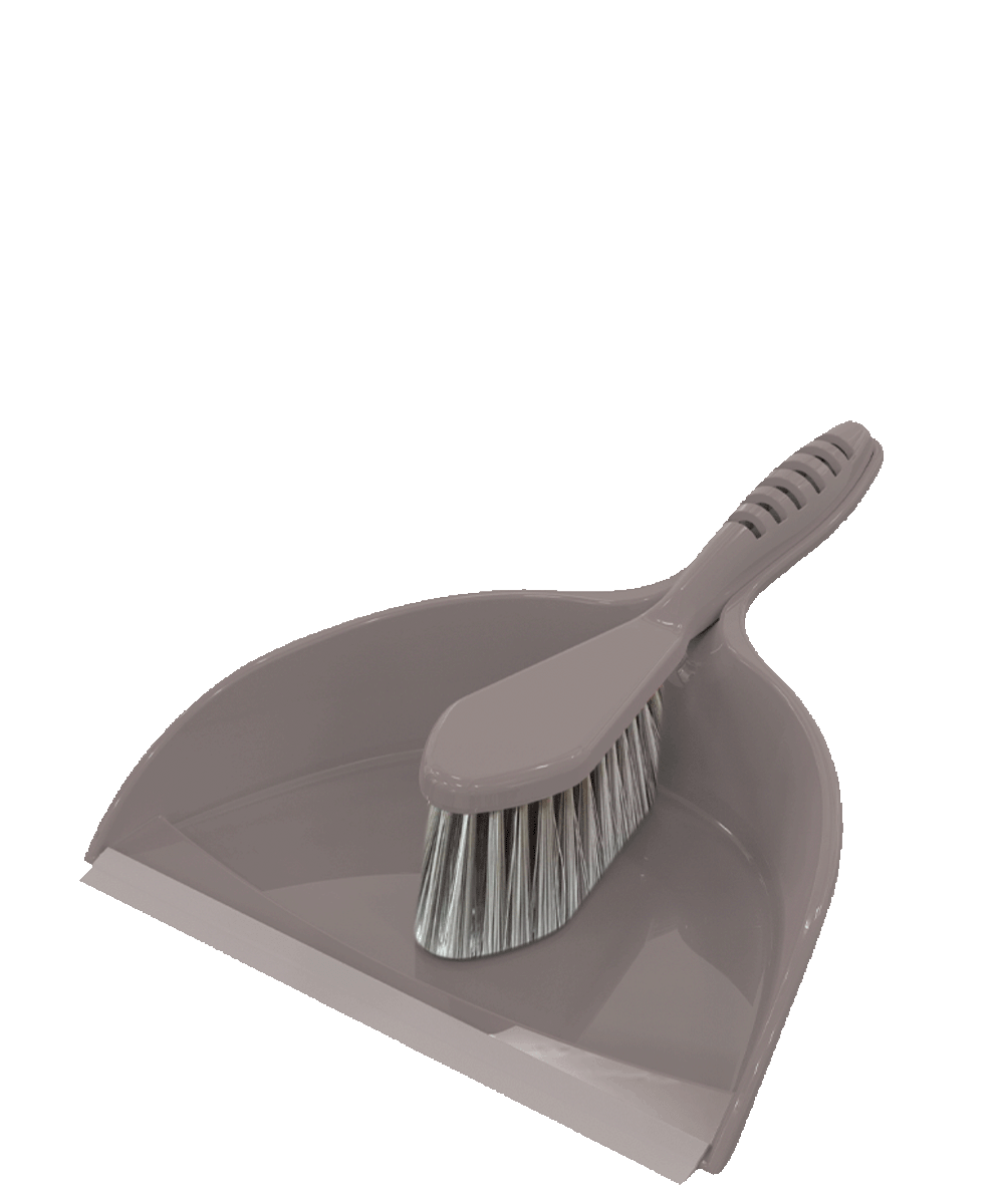 طقم جاروف ومكنسة يدوية