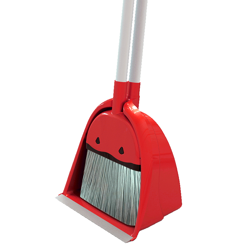 KB0056 طقم مكنسة بمقبض طويل مع مكرافة