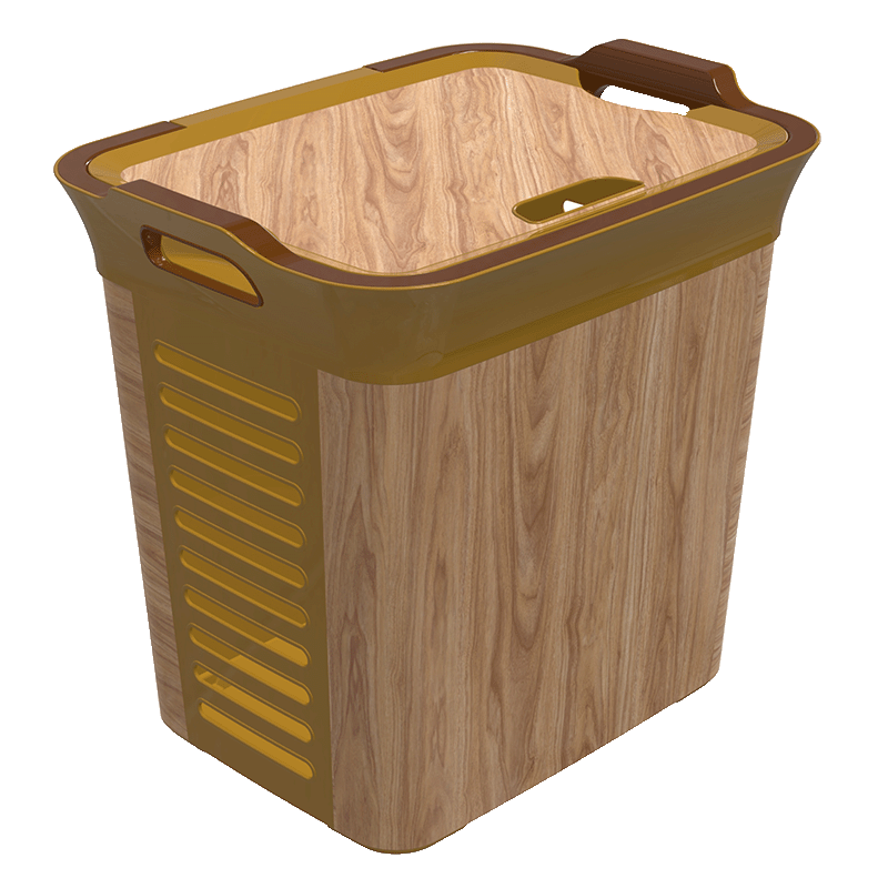 سلسلة تمارا - سلة الغسيل مع غطاء 40 لتر KB0062