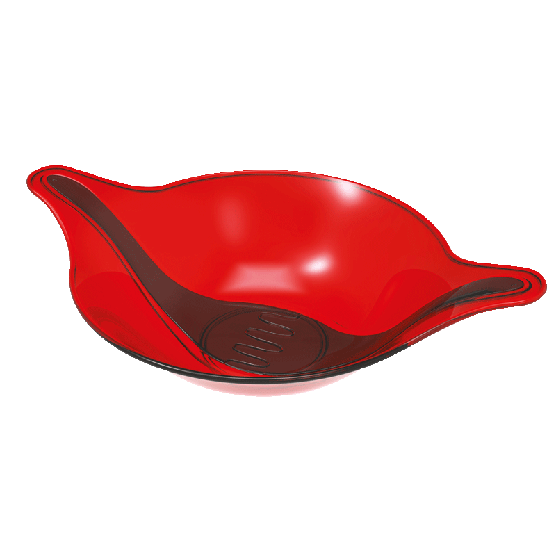 صحن سلطة ع شكل ورق الشجر KM0 62