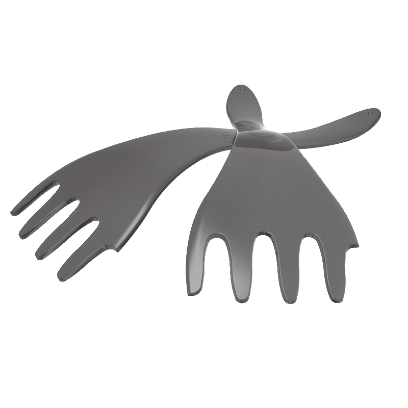 صحن سلطة ع شكل ورق الشجر KM0 62