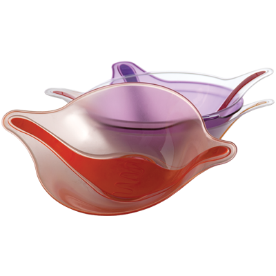 صحن سلطة ع شكل ورق الشجر KM0 62