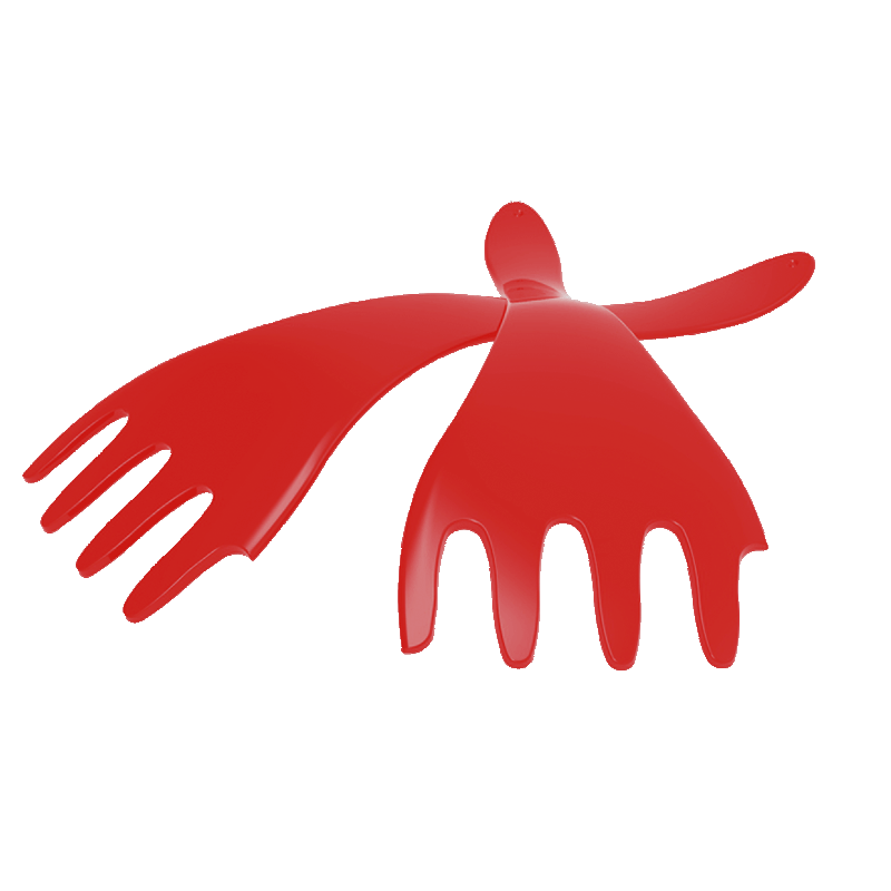 صحن سلطة ع شكل ورق الشجر KM0 63