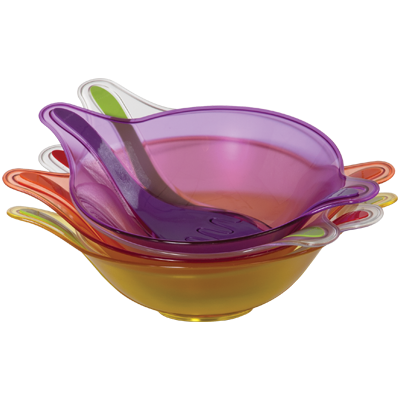 صحن سلطة ع شكل ورق الشجر KM0 73