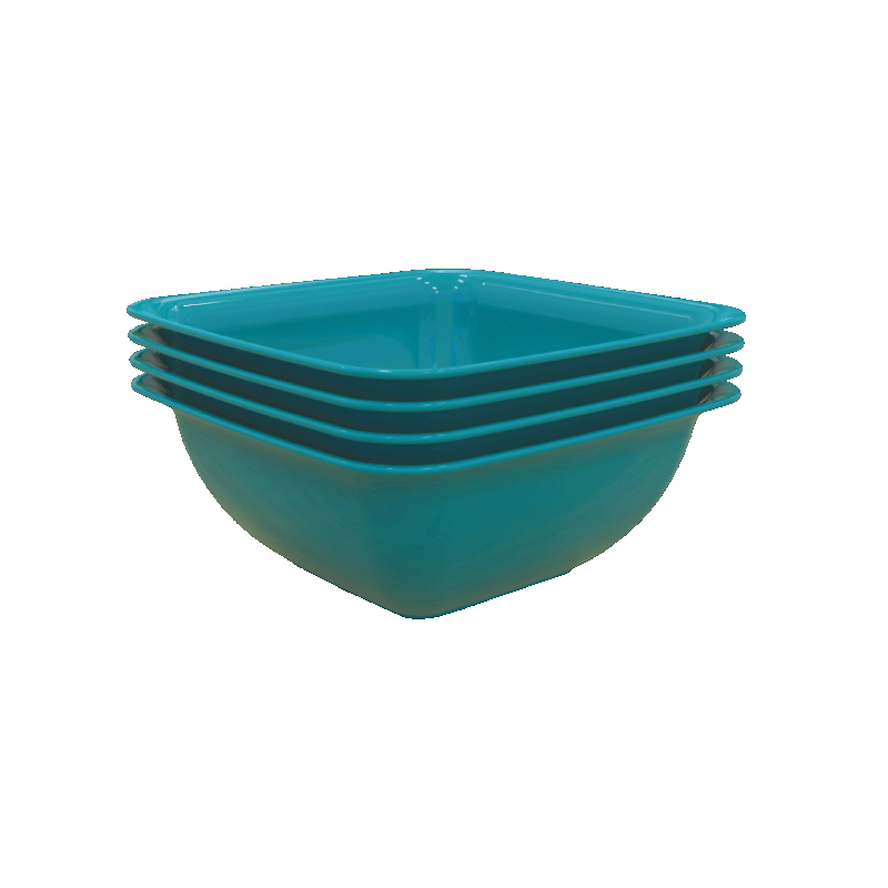 KM0157 مجموعة سلطانيات مربعة من سلسلة كاميليا من 4 قطع