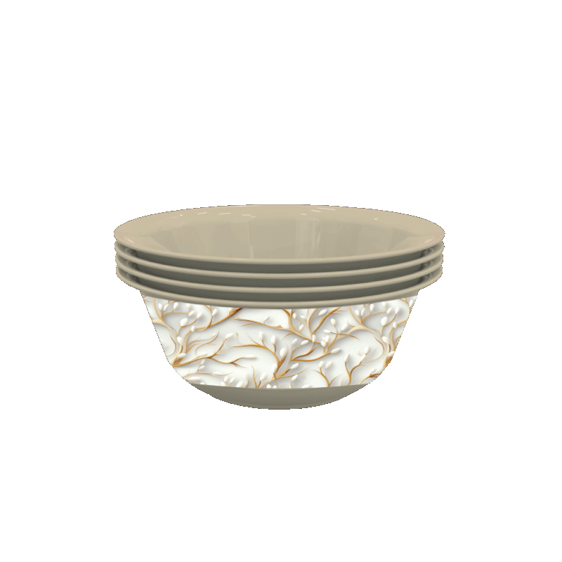 طقم أوعية دائرية من سلسلة أكاسيا ، 4 قطع KM0172