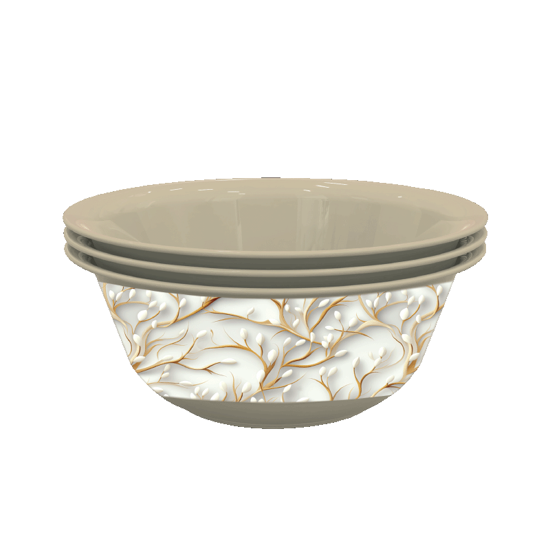 طقم أوعية دائرية من سلسلة أكاسيا ، 3 قطعKM0173