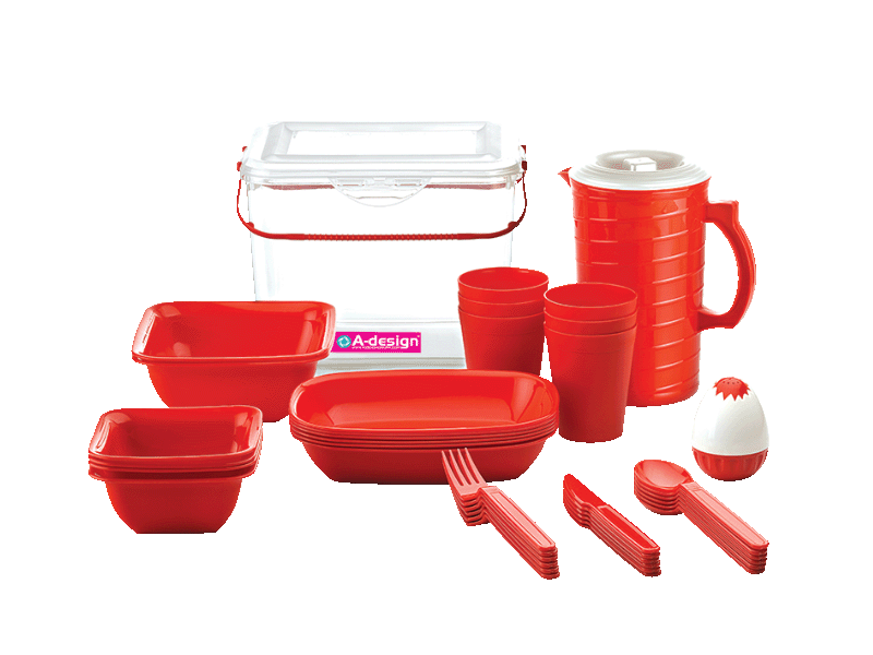 طقم نزهة KM0180 ، 33 قطعة