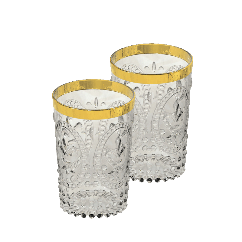 Km0282 طقم أكواب قطعتين – سلسلة فيروزه